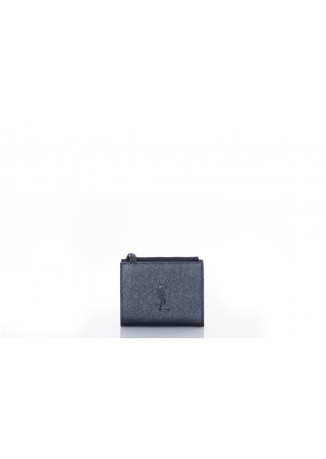 SAINT LAURENT YSL CREDIT CARD HOLD YSL PCC(307Y)MONO  GRAIN DE POU