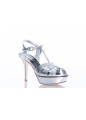 SAINT LAURENT TRIBUTE CO 75 SANDAL VEAU LEM LAMINATO