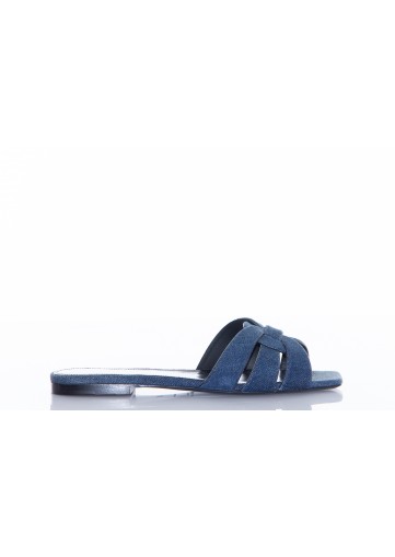 SAINT LAURENT NU PIEDS 05 SLIDE SA JEANS SKINNY STRETCH