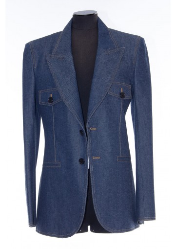 SAINT LAURENT JACKET JEAN TAILLEUR