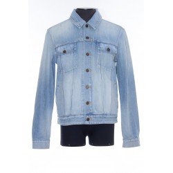 SAINT LAURENT CLASSIC DENIM JACKET  DESTROYED