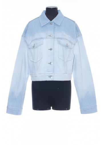 STELLA MCCARTNEY SUMMER BLUE SUN BLEACH CROPPED