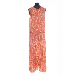 STELLA MCCARTNEY DRESS DITSY FLORAL WASHED SILK