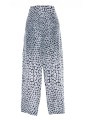 STELLA MCCARTNEY TROUSERS DITSY FLORAL WASHED SILK