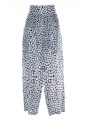 STELLA MCCARTNEY TROUSERS DITSY FLORAL WASHED SILK