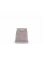 SAINT LAURENT YSL BAG GRACE S WITH LIGHT SUEDE C/FRINGES