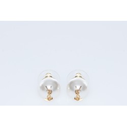 SAINT LAURENT BO ASYEMTRIQUE PERLE 75%BRASS METAL/25%  VERRE
