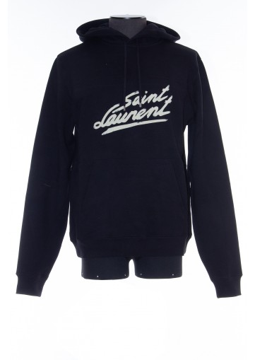 SAINT LAURENT HOODIE DECOUPES (VOL M DOUX IMP  SAINT LAURENT 50'S