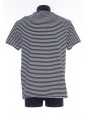 SAINT LAURENT T-SHIRT COL ROND (VO JERSEY RAYURE BRUNO