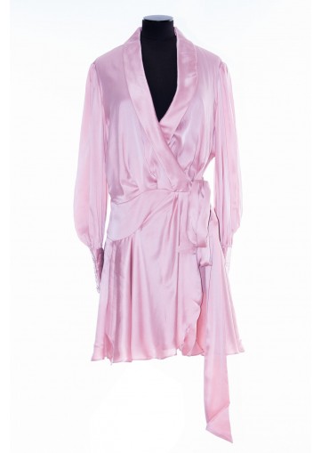 ZIMMERMANN SILK WRAP MINI DRESS