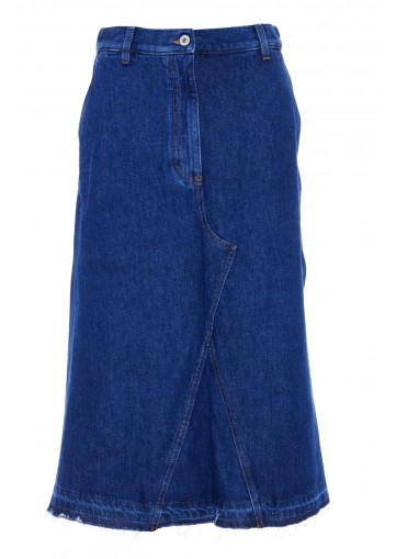 LOEWE DENIM MIDI SKIRT