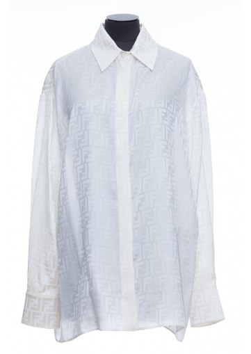 FENDI CAMICIA CREPE  SATIN JA   