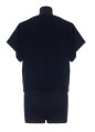 SS BALMAIN FLOCK DETAIL CROP T-SHIRT