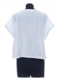 SS BALMAIN FLOCK DETAIL CROP T-SHIRT