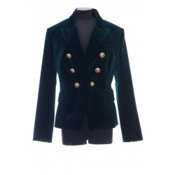 6 BTN VELVET JACKET