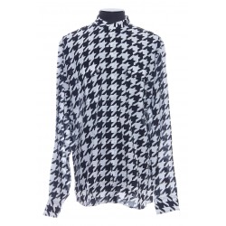 PRINTED HOUNDSTOOTH SHIRT