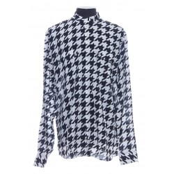 PRINTED HOUNDSTOOTH SHIRT