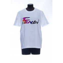 T-SHIRT FENDI BRUSH COTTON