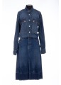 VINTAGE DARK DENIM SHIRT DRESS