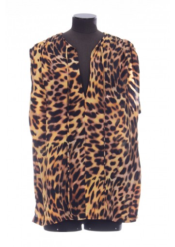 TOP CHEETAH PRINT SILK CDC