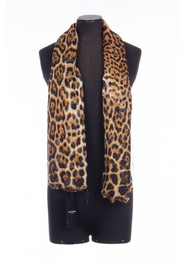 SHAWL SL LEOPARD YSL