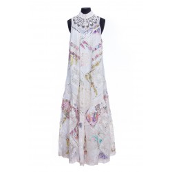 JUDE SPLICED TRIM LONG DRESS