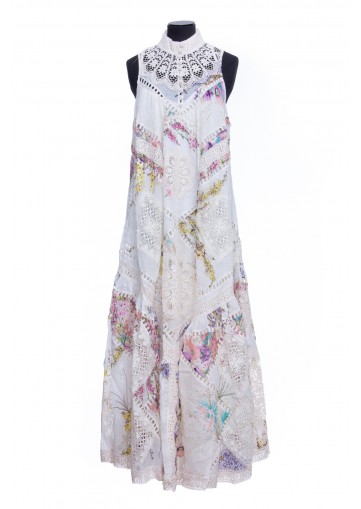 JUDE SPLICED TRIM LONG DRESS