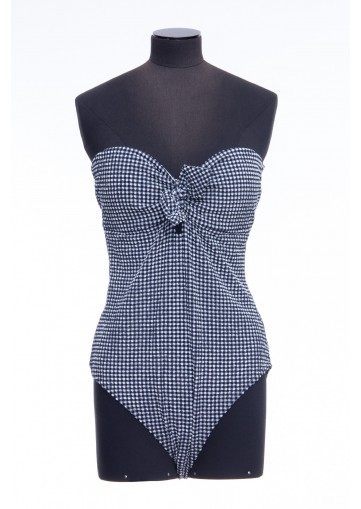 JEANNIE SCARF TIE GINGHAM 1PC