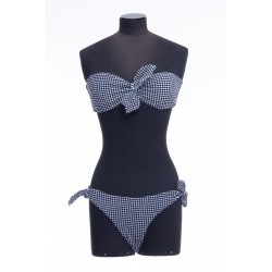 JEANNIE GINGHAM TIE BIKINI