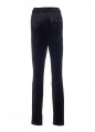 HW 6BTN SHORT-HAIR VELVET SKINNY PANTS