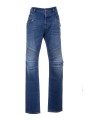 RIBBED TAPERED JEANS-DOUBLE