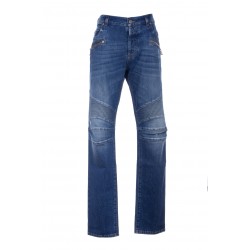 RIBBED TAPERED JEANS-DOUBLE