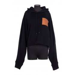 CROPPED ANAGRAM HOODIE