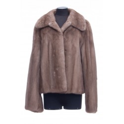 LONG-HAIRED MINK SHORT JACKET