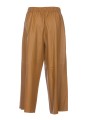 WIDE LEG LEATHER TROUSERS