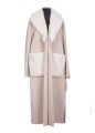 LONG BELTED COAT IN CASHMERE WOOL