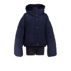 SHORT TECHNICAL FABRIC DOWN JACKET
