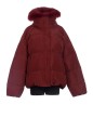 SHORT HOODED DOWSN JACKET IN TECHNICAL