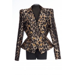 8 BTN LEOPARD JACQUARD JACKET