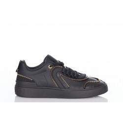 B SKATE LOW TOP RUBBER LEATHER&ZIP