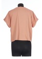 BALMAIN FLOCK DETAIL CROPPED T-SHIRT