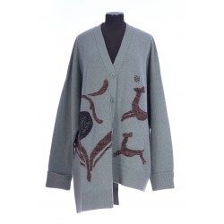 ASYMMETRIC DEER CARDIGAN