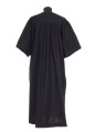 ROBE EN POPELINE DE COTON AVEC PLASTRON