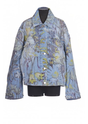 REWILD FLORA OVERSIZE DENIM JACKET