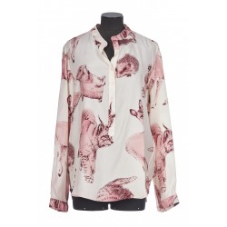 REWILD FAUNA SATIN PRINT SHIRT