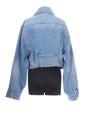 VINTAGE BLUE CROPPED DENIM JACKET