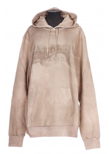 DESERT BALMAIN PRINTED HOODIE