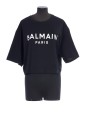 CROPPED BALMAIN PRINT T-SHIRT