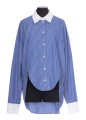 STRIPE PLASTRON SHIRT