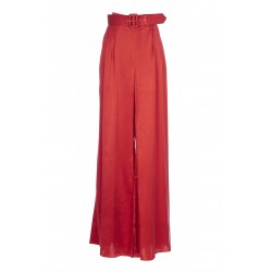 SILK WIDE LEG PANT